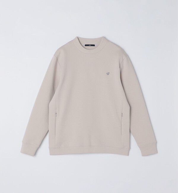 SHIPS「【WEB限定】SHIPS: テレワーク ビズ ワンポイントロゴ ハイゲージ ダブルニット スウェット」|スウェット・ジャージ|