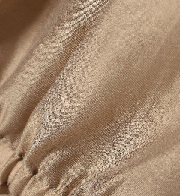 SHIPS for women「〈手洗い可能〉裾ゴム シアー &times; フェザー コンビ プルオーバー」|シャツ・ブラウス|