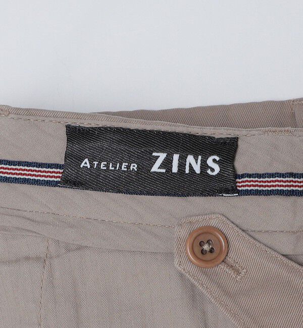 SHIPS「ATELIER ZINS: BAC J コットン スラックス」|スラックス|