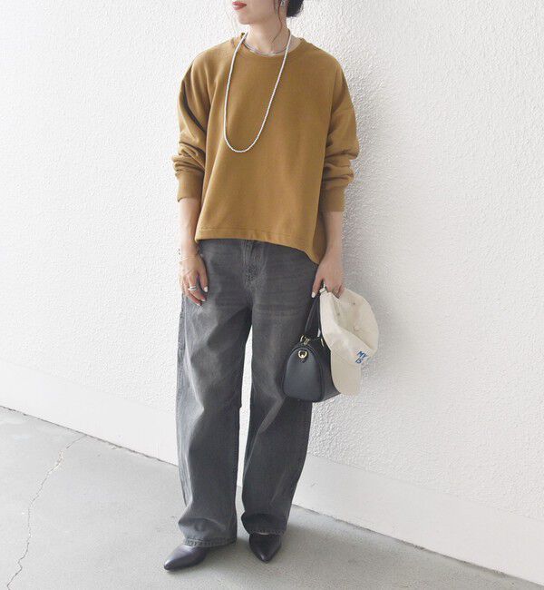 SHIPS any「【WEB限定】SHIPS any:〈洗濯機可能〉USA コットン 裏起毛 コクーン プルオーバー」|スウェット・ジャージ|