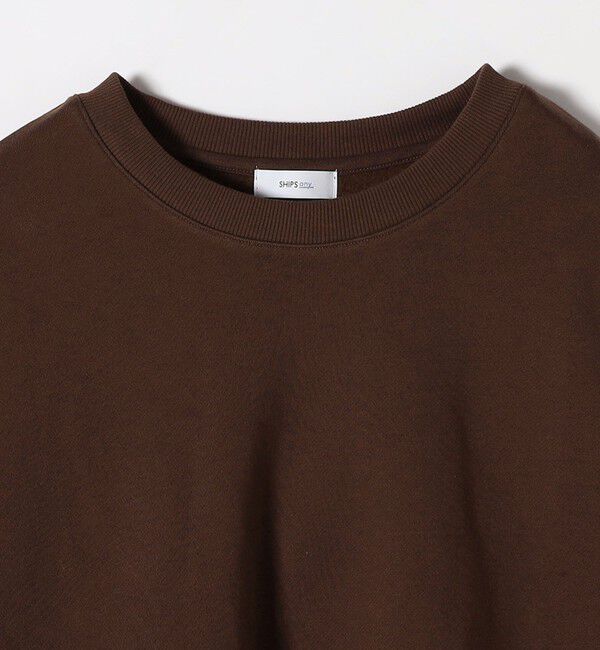 SHIPS any「【WEB限定】SHIPS any:〈洗濯機可能〉USA コットン 裏起毛 コクーン プルオーバー」|スウェット・ジャージ|