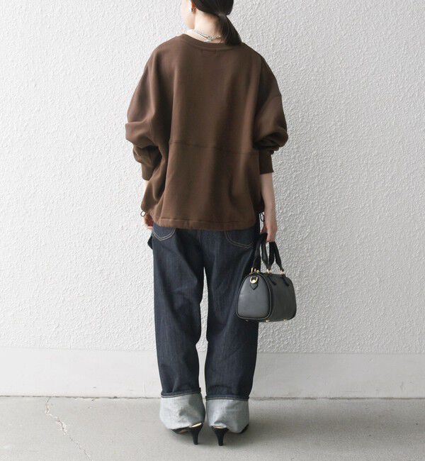 SHIPS any「【WEB限定】SHIPS any:〈洗濯機可能〉USA コットン 裏起毛 コクーン プルオーバー」|スウェット・ジャージ|