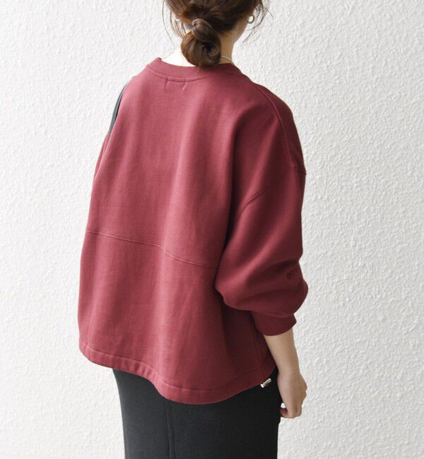 SHIPS any「【WEB限定】SHIPS any:〈洗濯機可能〉USA コットン 裏起毛 コクーン プルオーバー」|スウェット・ジャージ|