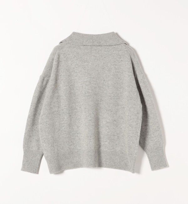 SHIPS any「【WEB限定】SHIPS any: 〈手洗い可能〉AQUA カシミヤ ミックス スキッパー カラー プルオーバー」|ニット・セーター|