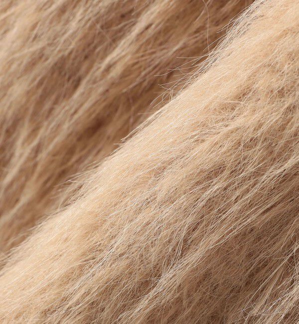 quaranciel「quaranciel:〈手洗い可能〉シャギー コンパクト Vネック カーディガン」|カーディガン|