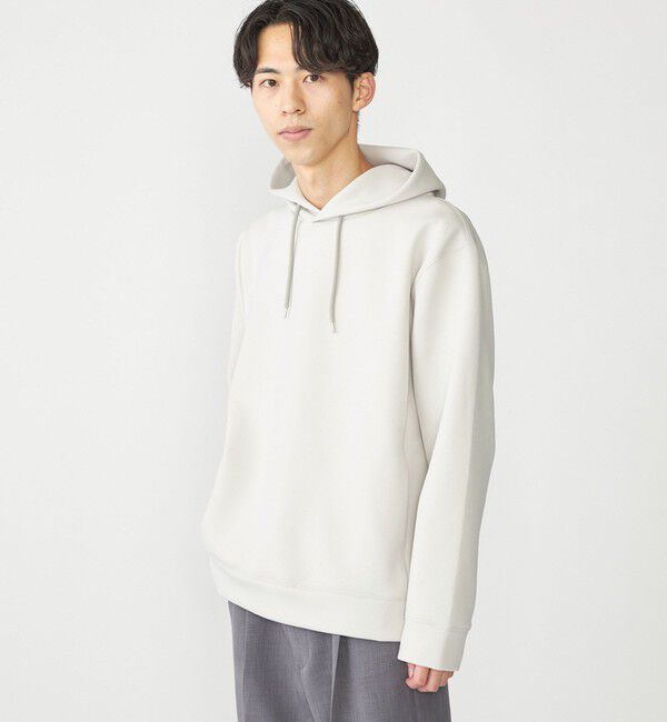 SHIPS「SHIPS:〈手洗い可能〉ハイゲージ ミラノリブ ポンチ パーカー」|パーカー|ライトグレー