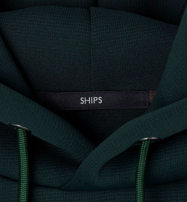 SHIPS「SHIPS:〈手洗い可能〉ハイゲージ ミラノリブ ポンチ パーカー」|パーカー|