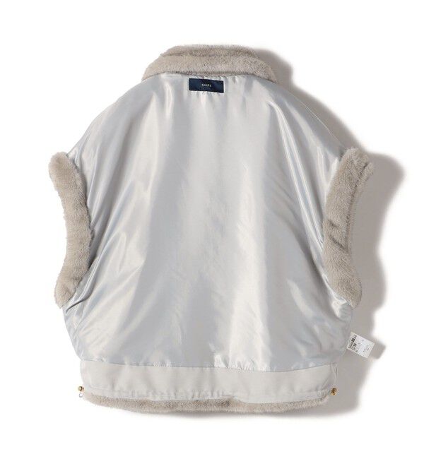 SHIPS for women「【WEB限定】グラデーション ファー ジップ ベスト」|その他|