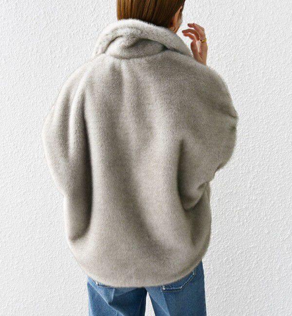 SHIPS for women「【WEB限定】グラデーション ファー ジップ ベスト」|その他|