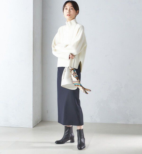 SHIPS for women「ストレッチ ツイル タイト スカート(セットアップ対応)」|スカート|