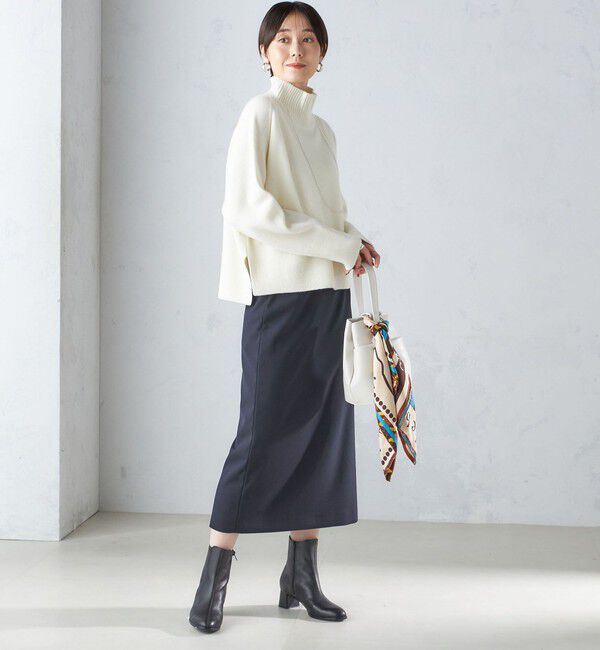 SHIPS for women「ストレッチ ツイル タイト スカート(セットアップ対応)」|スカート|