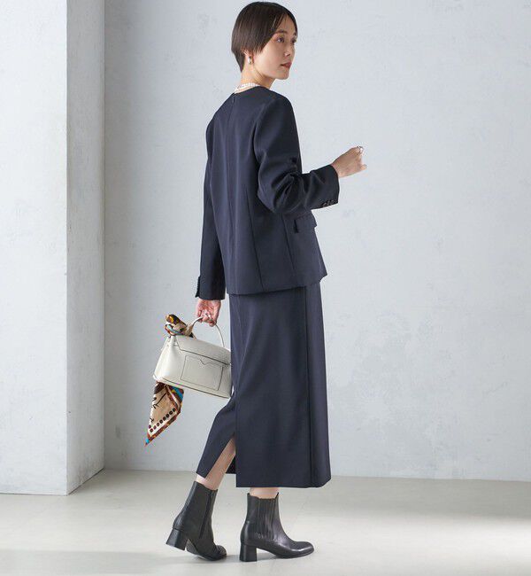 SHIPS for women「ストレッチ ツイル タイト スカート(セットアップ対応)」|スカート|