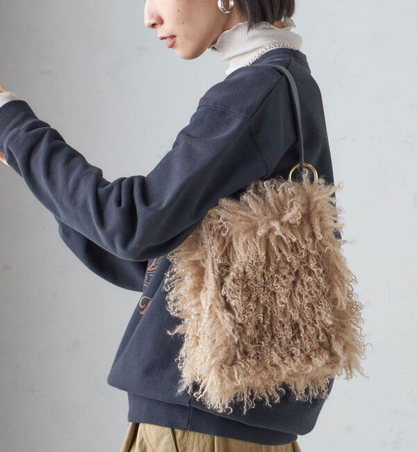 SHIPS for women「【SHIPS別注】KASSIOPEA:ONE HANDLE」|ハンドバッグ|ベージュ