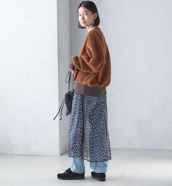 SHIPS for women「onit:〈洗濯機可能〉フリース ショート トップス」|Tシャツ・カットソー|