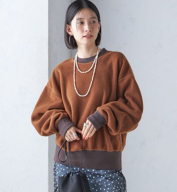 SHIPS for women「onit:〈洗濯機可能〉フリース ショート トップス」|Tシャツ・カットソー|