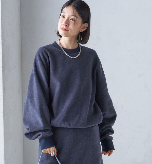 SHIPS for women「onit:〈洗濯機可能〉フリース ショート トップス」|Tシャツ・カットソー|