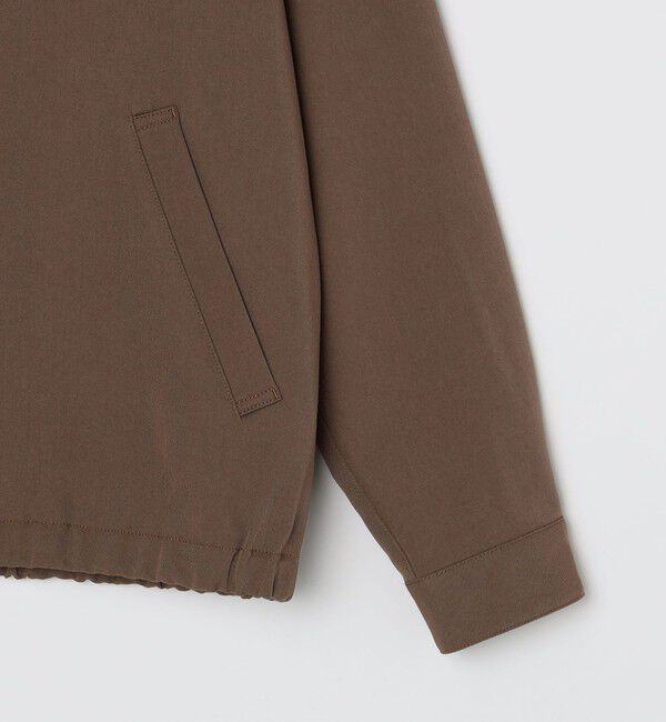 SHIPS「SHIPS:〈手洗い可能〉TR サージ シャツ ジップ ブルゾン」|ブルゾン・スタジャン|