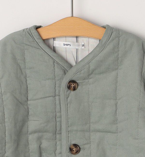 SHIPS KIDS「SHIPS KIDS:80～90cm / コーデュロイ キルティング ジャケット」|その他|