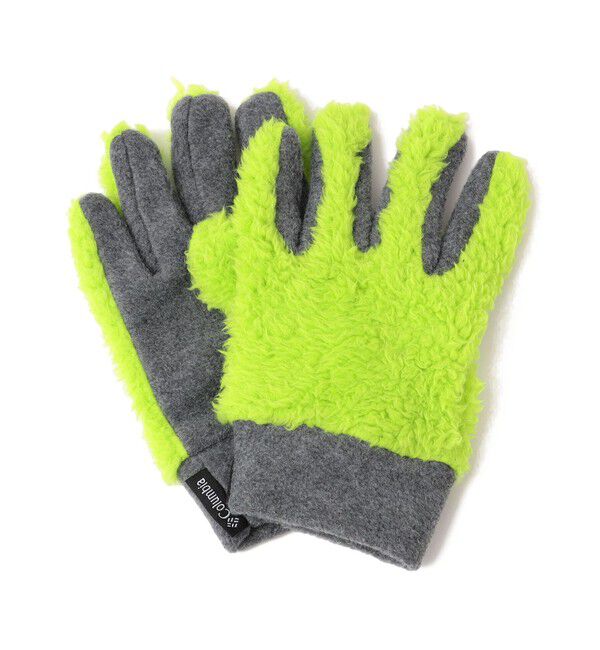SHIPS any「COLUMBIA: POPPLE POINT ボア フリース グローブ<KIDS>」|手袋|ライトグリーン