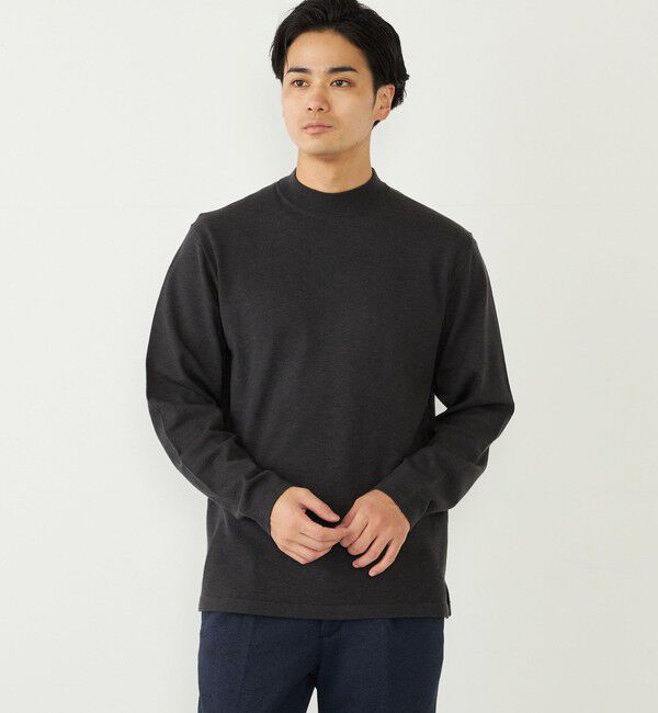 SHIPS Colors 「SHIPS Colors:〈吸湿発熱・手洗い可能〉Solist(R) Heat モックネック ニット」|ニット・セーター|