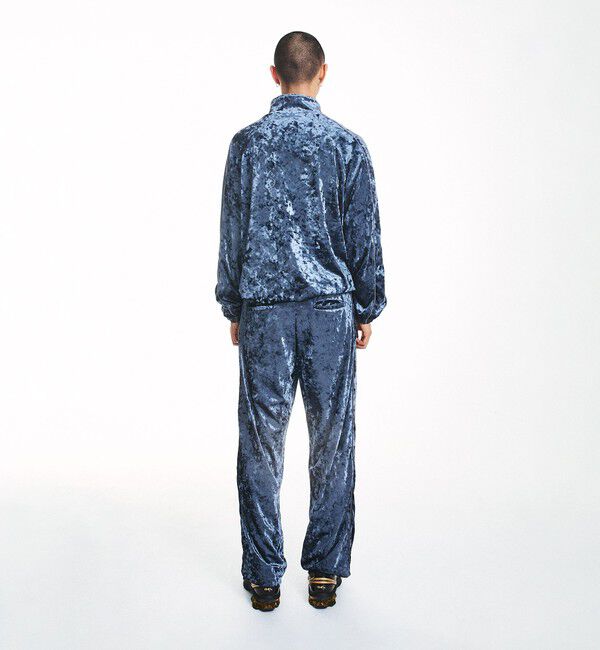 SHIPS「City Ambient Products: クラッシュベロアトラックジャケット(セットアップ対応)」|テーラードジャケット|