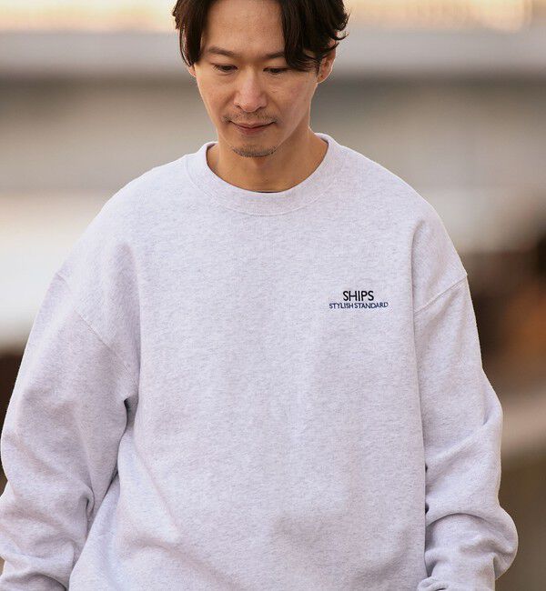 SHIPS「【WEB限定】SHIPS: SCREEN STARS(R) STYLISH STANDARD ロゴ 刺繍 スウェット」|スウェット・ジャージ|