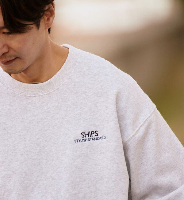 SHIPS「【WEB限定】SHIPS: SCREEN STARS(R) STYLISH STANDARD ロゴ 刺繍 スウェット」|スウェット・ジャージ|