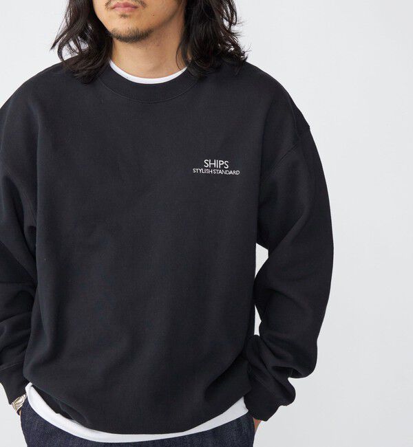 SHIPS「【WEB限定】SHIPS: SCREEN STARS(R) STYLISH STANDARD ロゴ 刺繍 スウェット」|スウェット・ジャージ|