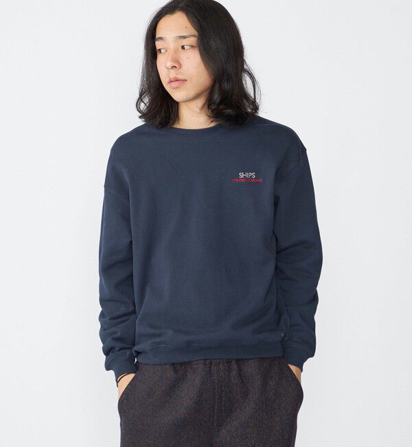 SHIPS「【WEB限定】SHIPS: SCREEN STARS(R) STYLISH STANDARD ロゴ 刺繍 スウェット」|スウェット・ジャージ|