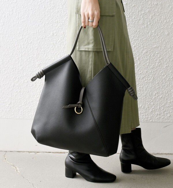 SHIPS any「SHIPS any: バイカラー Vカット トート バッグ」|トートバッグ|