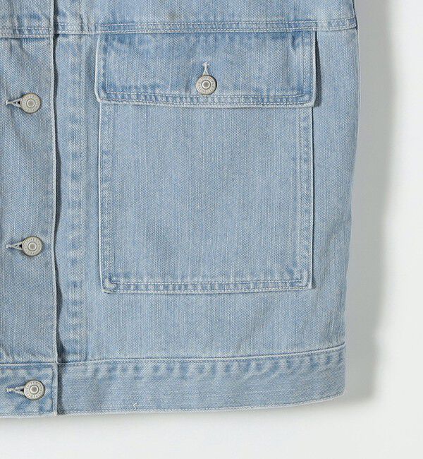 SHIPS any「SHIPS any:〈洗濯機可能〉デニム ベスト［SHIPS any DENIM］」|ベスト・ジレ|