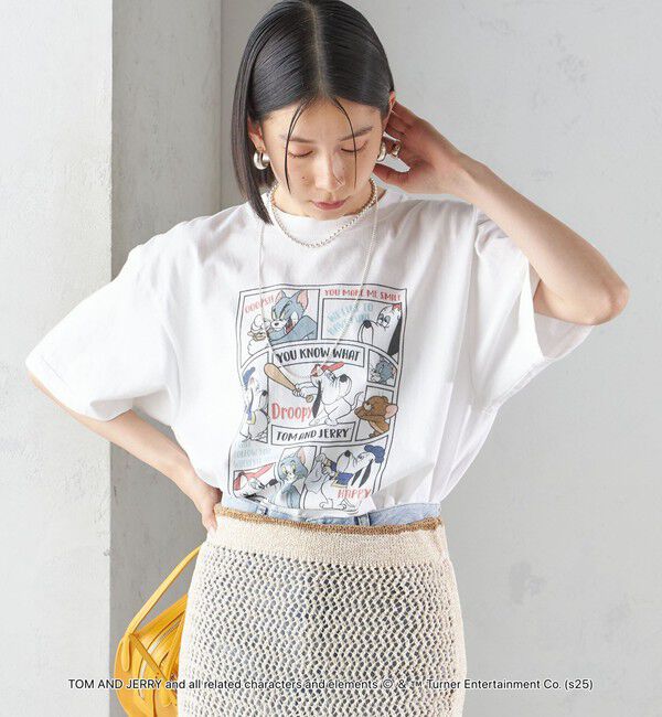 SHIPS for women「【SHIPS別注】GOOD ROCK SPEED: TOM and JERRY TEE」|Tシャツ・カットソー|ホワイト系