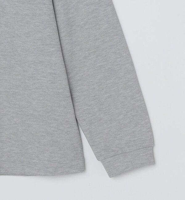 SHIPS「【WEB限定】SHIPS:〈抗菌防臭〉ワンポイントロゴ ハイゲージバーズアイ ダブルフェイス 長袖Tシャツ」|Tシャツ・カットソー|