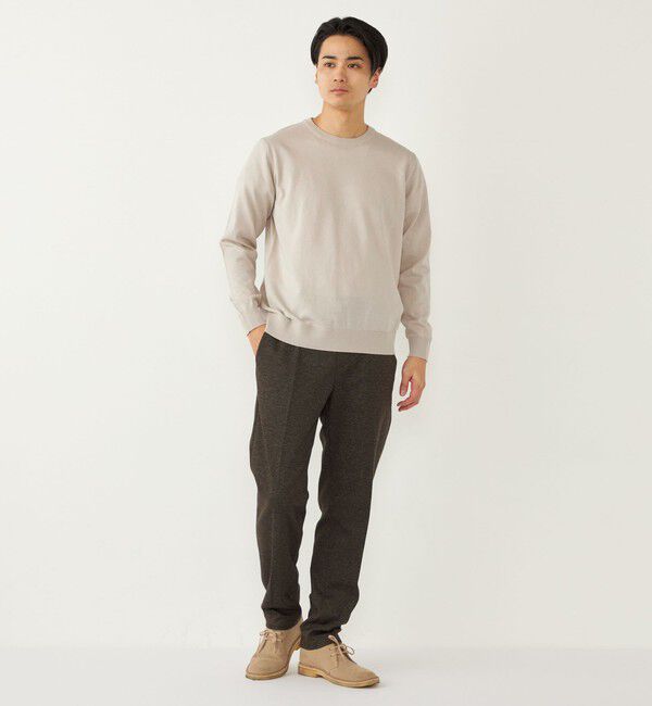 SHIPS Colors 「SHIPS Colors:〈洗濯機可能〉14G 天竺 クルーネック ロングスリーブ ニット◇」|ニット・セーター|