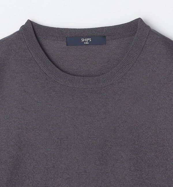 SHIPS Colors 「SHIPS Colors:〈洗濯機可能〉14G 天竺 クルーネック ロングスリーブ ニット◇」|ニット・セーター|