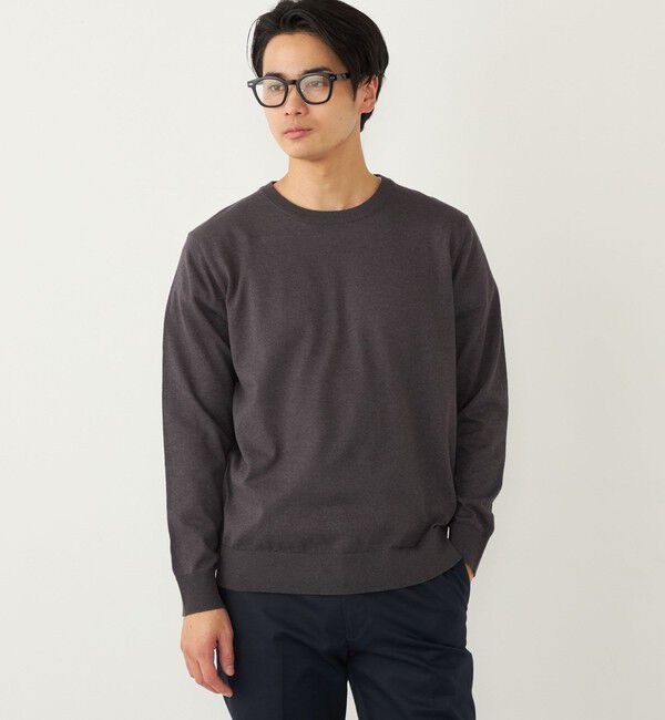 SHIPS Colors 「SHIPS Colors:〈洗濯機可能〉14G 天竺 クルーネック ロングスリーブ ニット◇」|ニット・セーター|