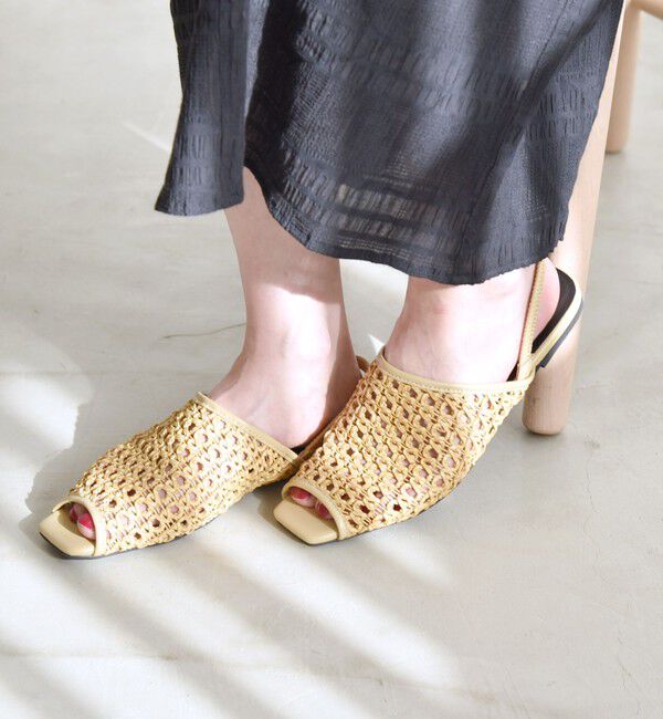 quaranciel「quaranciel: メッシュ フラット サンダル」|サンダル|