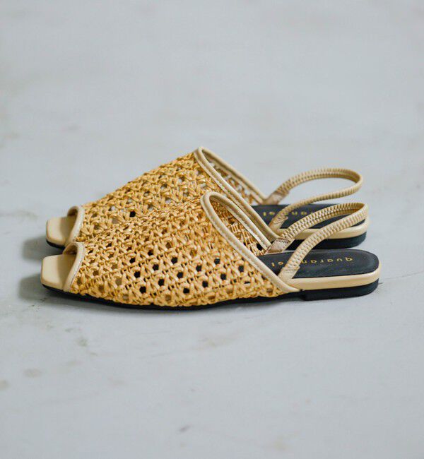 quaranciel「quaranciel: メッシュ フラット サンダル」|サンダル|