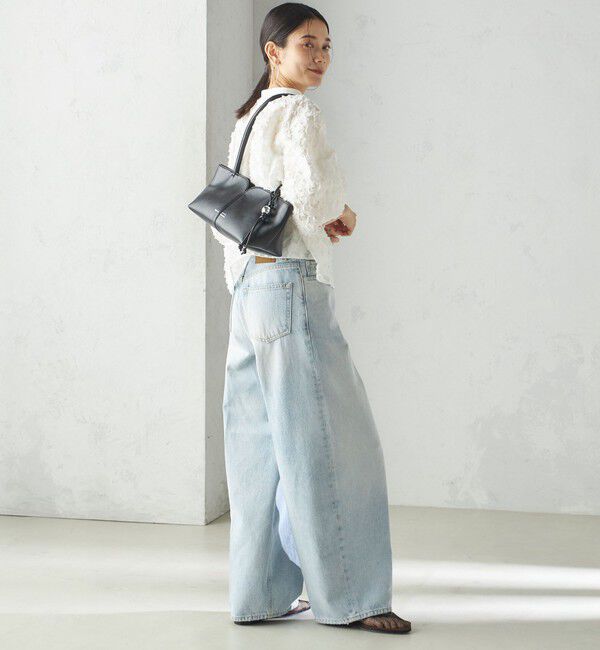 SHIPS for women「〈手洗い可能〉幾何柄 カット ジャカード ブラウス」|シャツ・ブラウス|