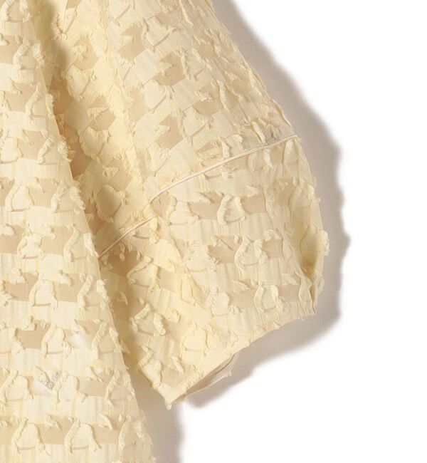 SHIPS for women「〈手洗い可能〉幾何柄 カット ジャカード ブラウス」|シャツ・ブラウス|