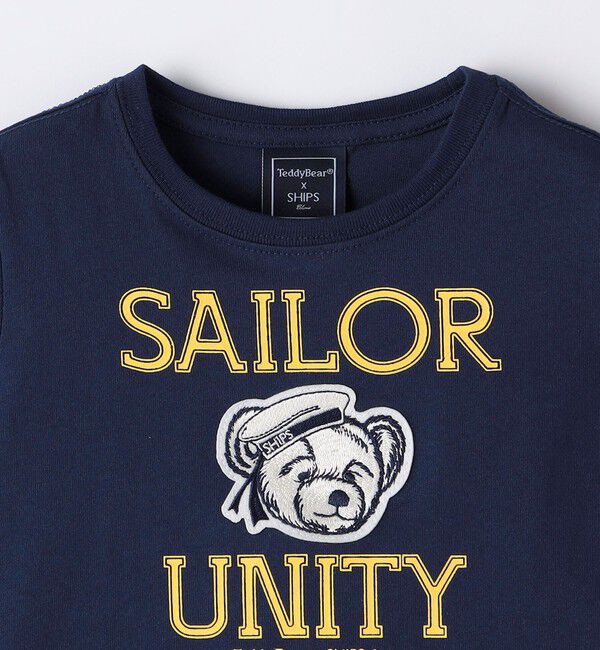 SHIPS Colors 「SHIPS Colors:80～150cm / TeddyBear(R) プリント&ステッチ TEE◇」|Tシャツ・カットソー|