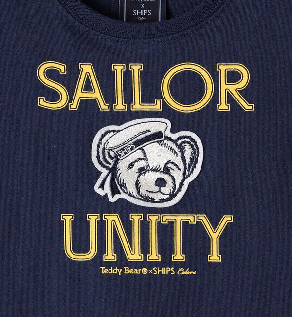 SHIPS Colors 「SHIPS Colors:80～150cm / TeddyBear(R) プリント&ステッチ TEE◇」|Tシャツ・カットソー|
