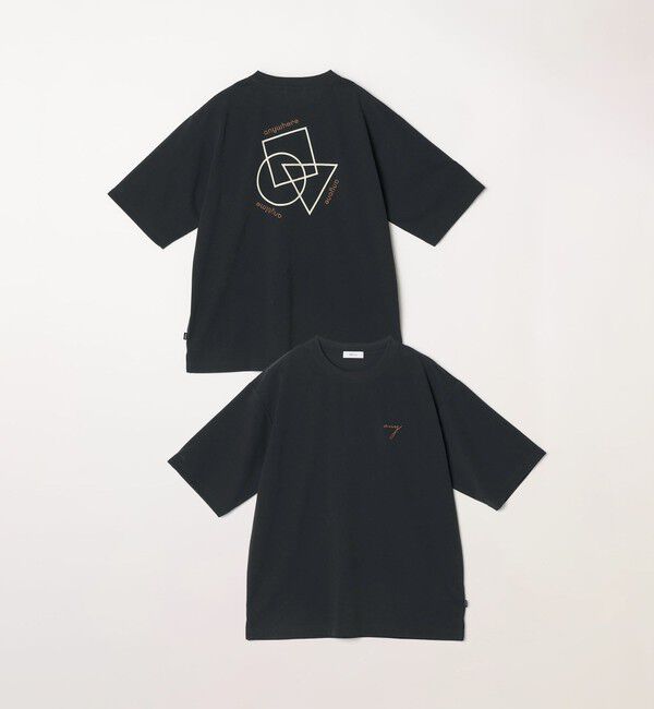 SHIPS any「SHIPS any:〈撥水加工〉Teflon EcoElite(TM) 刺繍 バックプリント ロゴ Tシャツ◇」|Tシャツ・カットソー|