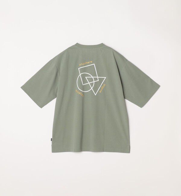 SHIPS any「SHIPS any:〈撥水加工〉Teflon EcoElite(TM) 刺繍 バックプリント ロゴ Tシャツ◇」|Tシャツ・カットソー|