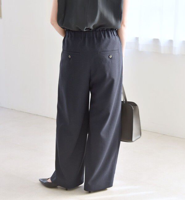 quaranciel「quaranciel:〈洗濯機可能〉ウーステッド イージー ワイドパンツ」|その他|