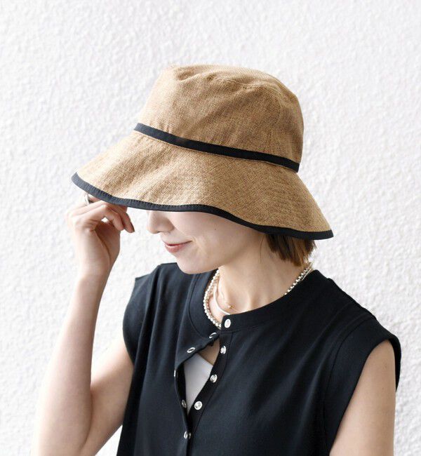 SHIPS any「SHIPS any: ループ付き パイピング ハット」|ハット|