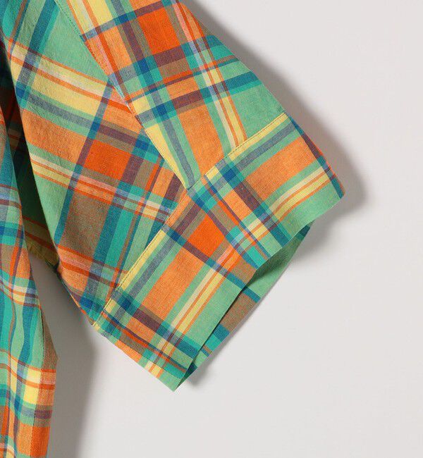 SHIPS any「SHIPS any:〈洗濯機可能〉マドラス チェック オーバーサイズ シャツ」|シャツ・ブラウス|