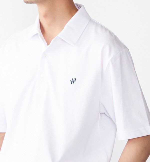 SHIPS「【WEB限定】SHIPS:〈吸水速乾〉アイスタッチ ワンポイント ロゴ レギュラーカラー ポロシャツ」|Tシャツ・カットソー|