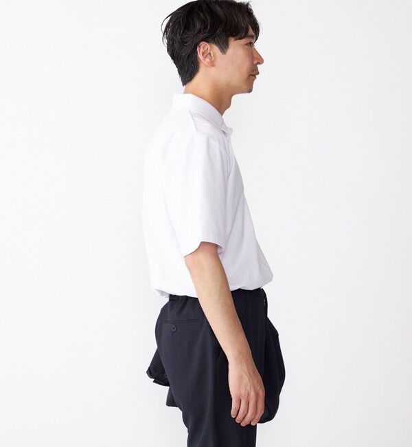 SHIPS「【WEB限定】SHIPS:〈吸水速乾〉アイスタッチ ワンポイント ロゴ レギュラーカラー ポロシャツ」|Tシャツ・カットソー|