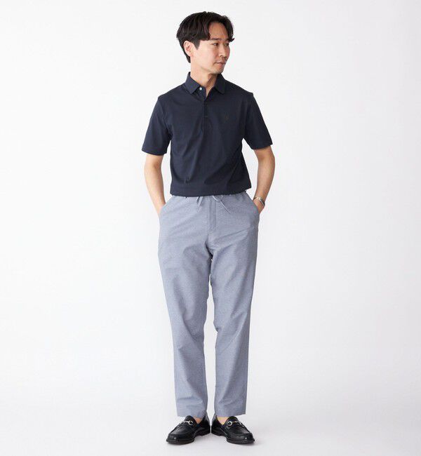 SHIPS「【WEB限定】SHIPS:〈吸水速乾〉アイスタッチ ワンポイント ロゴ レギュラーカラー ポロシャツ」|Tシャツ・カットソー|